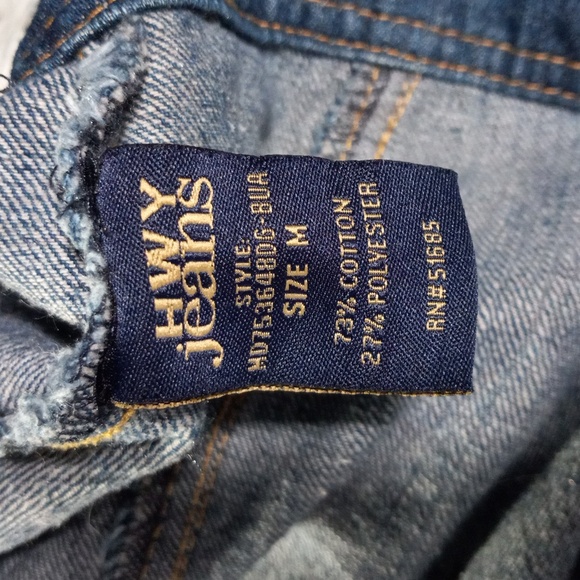 Highway Jeans Dark Blue Kids JEAN JACKET SZ Medium - Picture 8 of 10